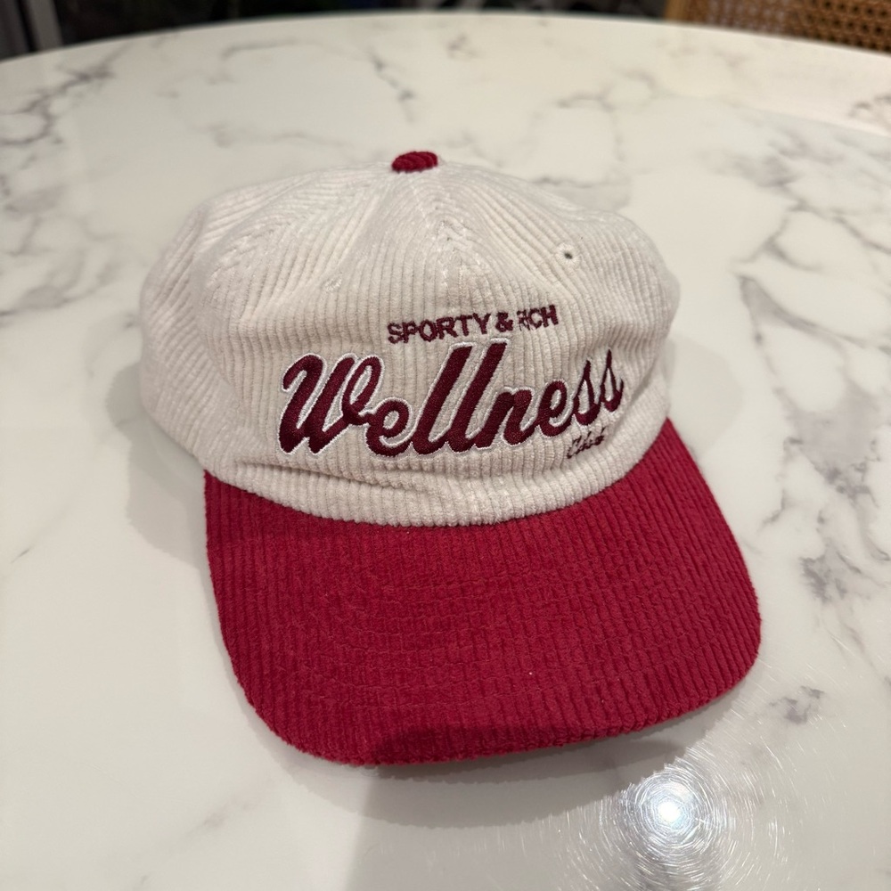 Sporty & Rich Wellness Club Corduroy Cap